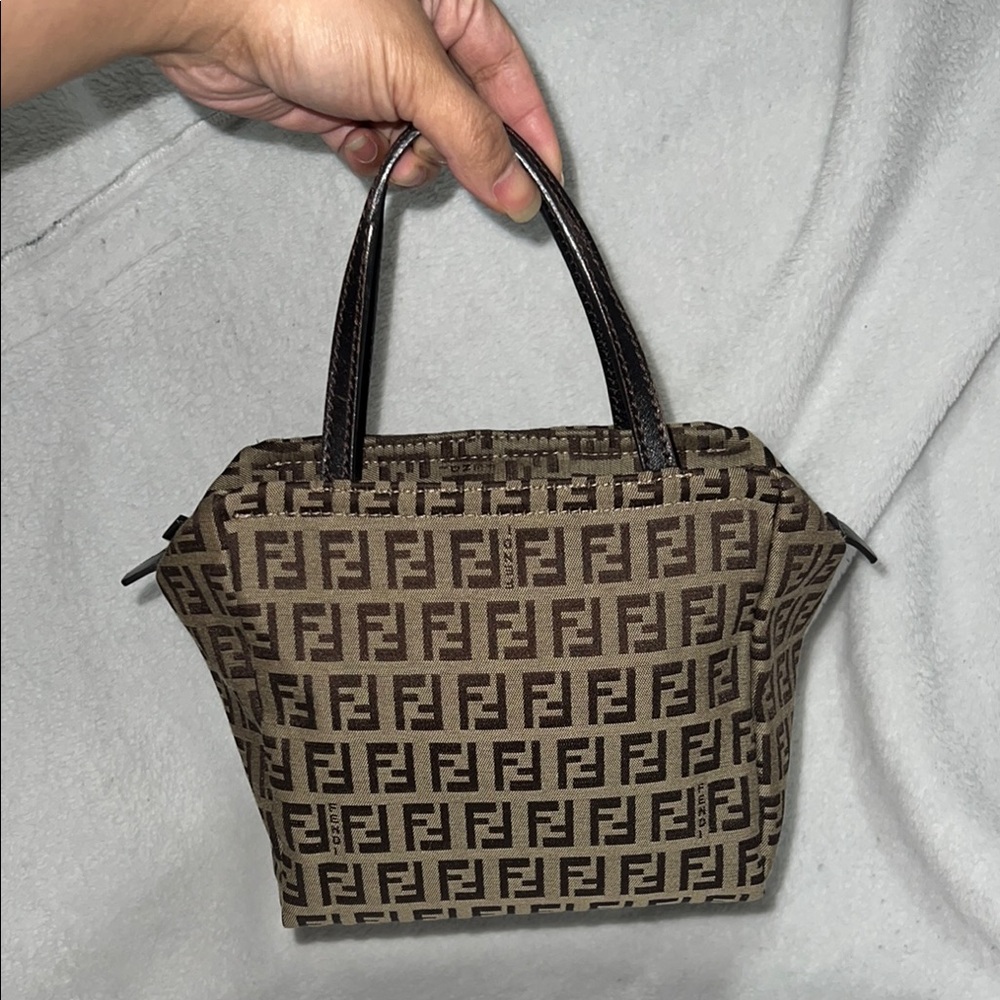Fendi Zucchino Mini Tote